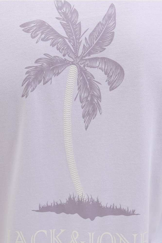 JJSUMMER VIBES TEE SS CREW NECK 12269372 LANGUID LAVENDER